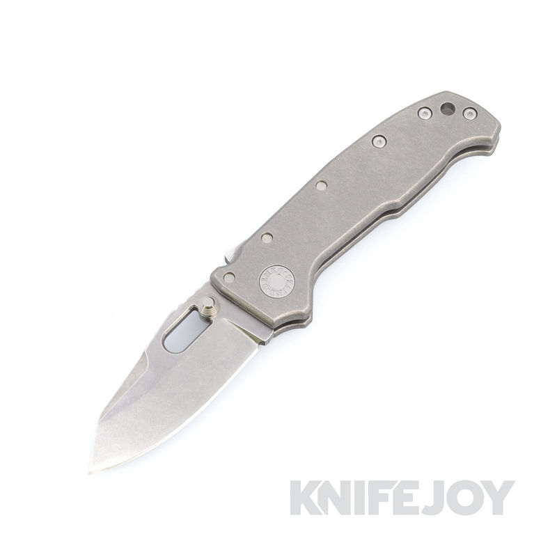 Demko Knives AD20 Compact Spear Point Magnacut Blade with All Titanium Smooth Handles