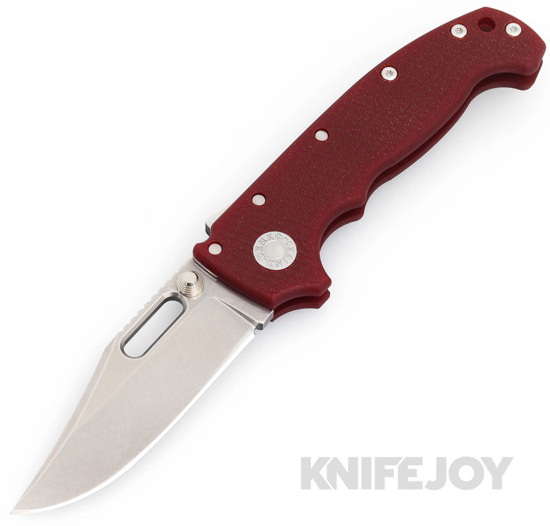 Demko Knives AD20 KnifeJoy Exclusive Bowie 20CV Blade with Red G10 Handles