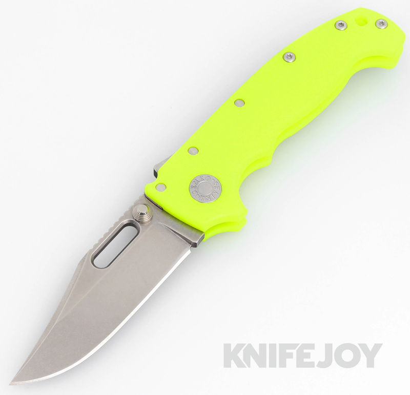 Demko Knives AD20 KnifeJoy Exclusive Bowie 20CV Blade with Dayglow G10 Handles