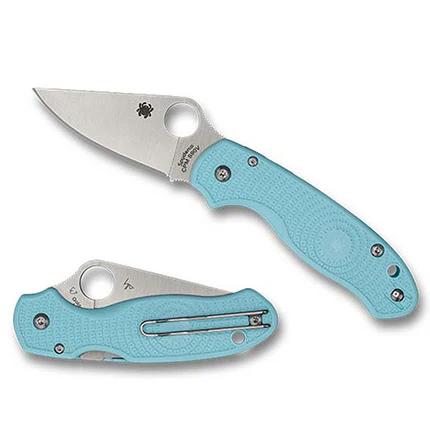 Spyderco C223PTBL Para 3 Lightweight Limited Teal FRN Satin S90V Compression Lock Folder
