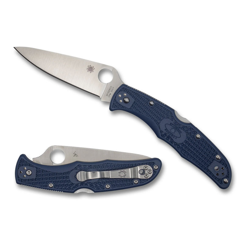 Spyderco C10FPNB20CV Endura KnifeJoy Exclusive KJ Steel Blue FRN CPM20CV Knife