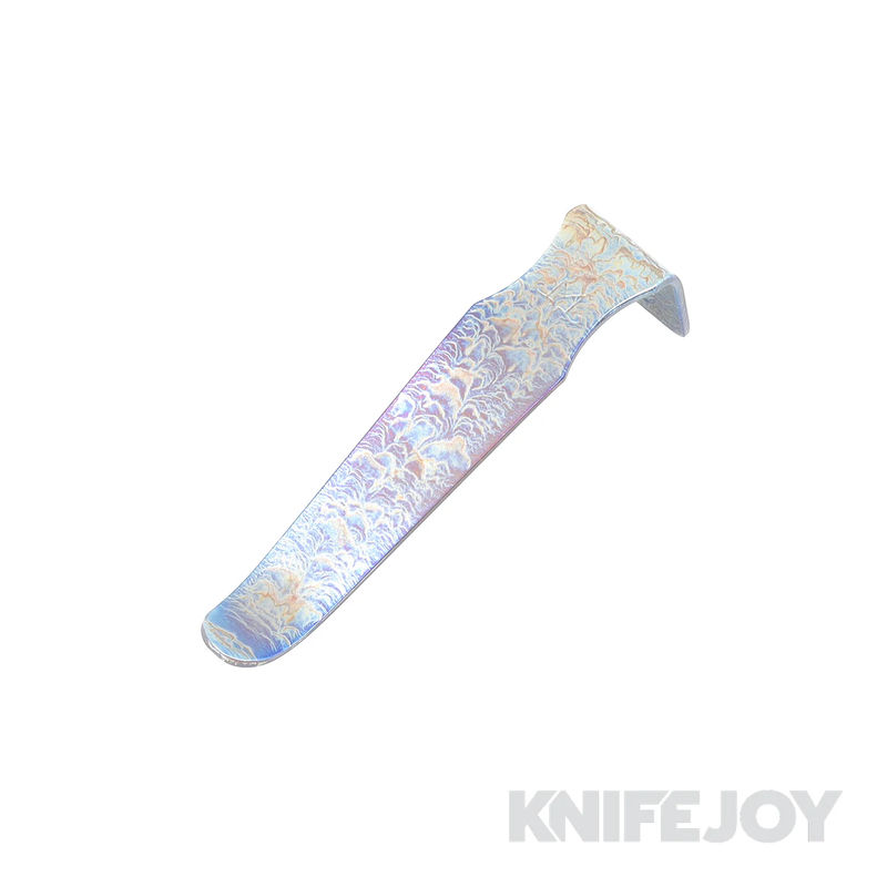 Maverick Customs Oil Slick Anodized Titanium Medium Microtech OTF Pocket Clip