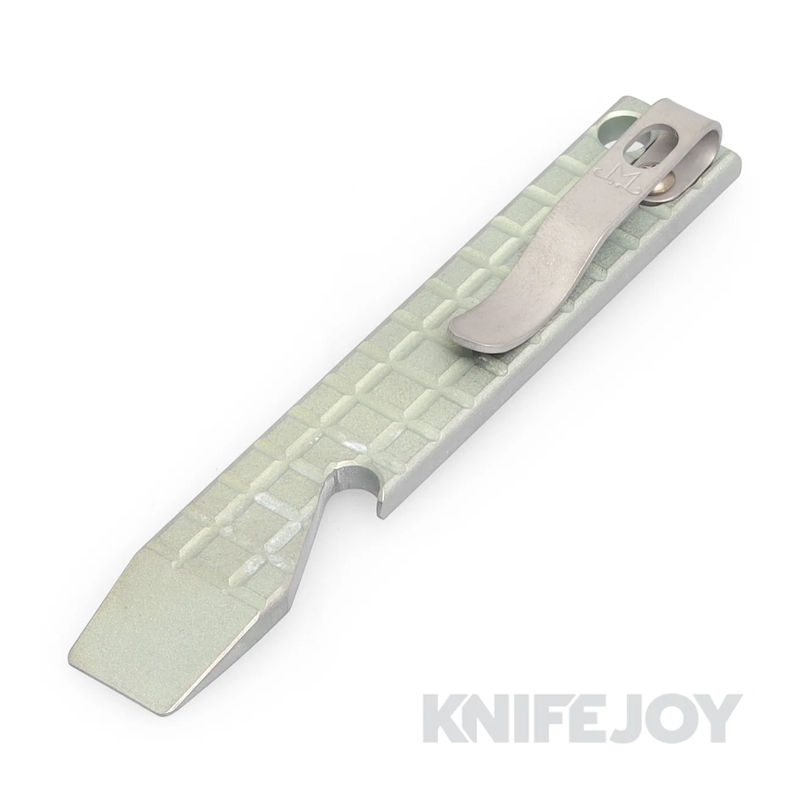 Maverick Customs 4.25" Green Frag Titanium Pocket Pry Bar/ Bottle Opener