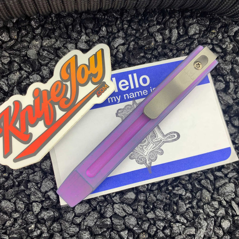 Maverick Customs 4" Slim Fuller Purple EDC Pry Bar Tool