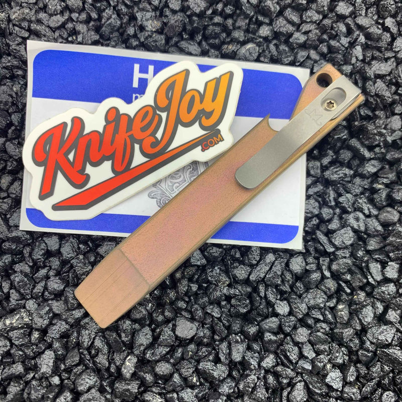 Maverick Customs 4.25" Pink Anodized EDC Pry Bar Tool