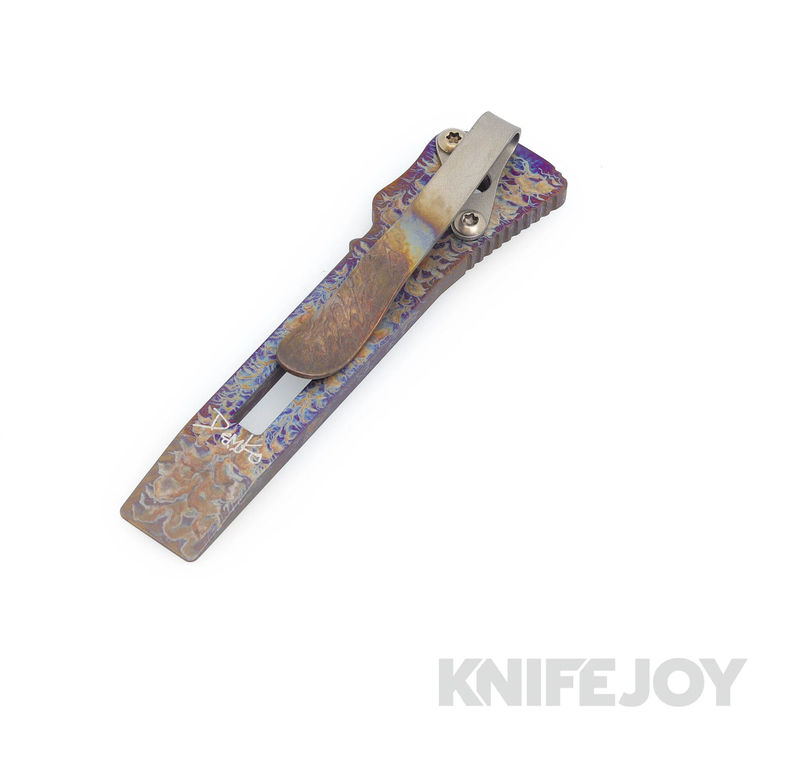Maverick Customs Shark lock Pry Bar with Tesla Anodized Titanium