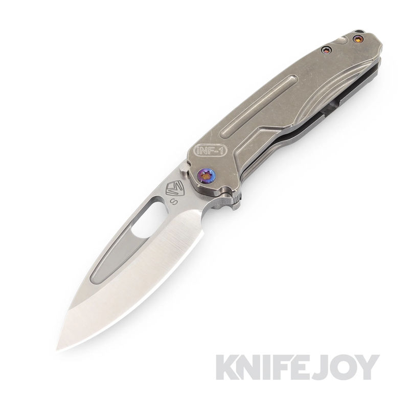 Medford Knives Infraction S35VN Tumbled Blade with Tumbled Handles and Flamed HW/ Clip