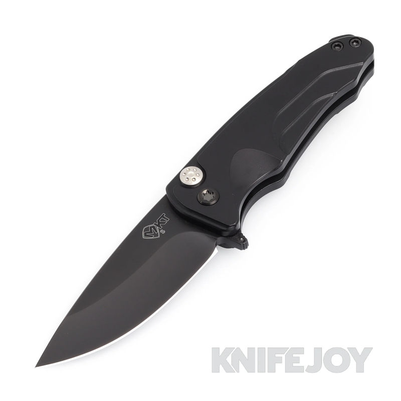 Medford Smooth Criminal Flipper Knife Black Aluminum Handles PVD Finish