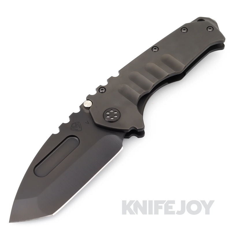 Medford Knives Praetorian "T" CPM 20CV PVD Tanto Blade with PVD Handles/ Hardware/ and Clip KJ Exclusive