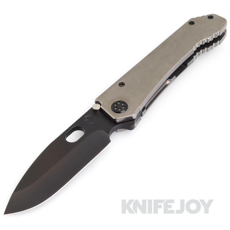 Medford Knives 187 DP 20CV PVD Blade with Tumbled Handles/ PVD Hardware & Clip KJ Exclusive