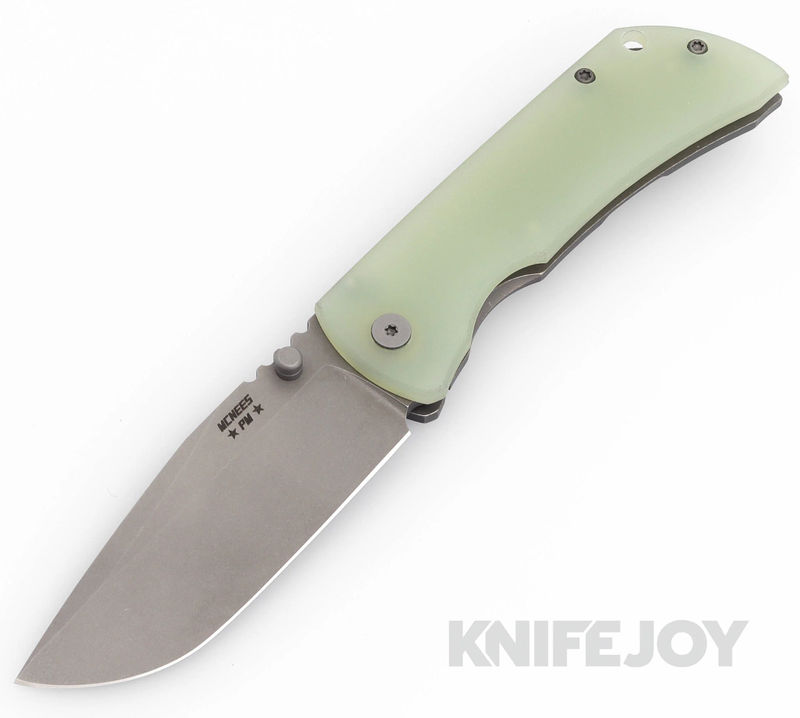 McNees Knives PM Mac2 3.5"- Gen2 Magnacut Blade and Atomic Jade G10 Handles