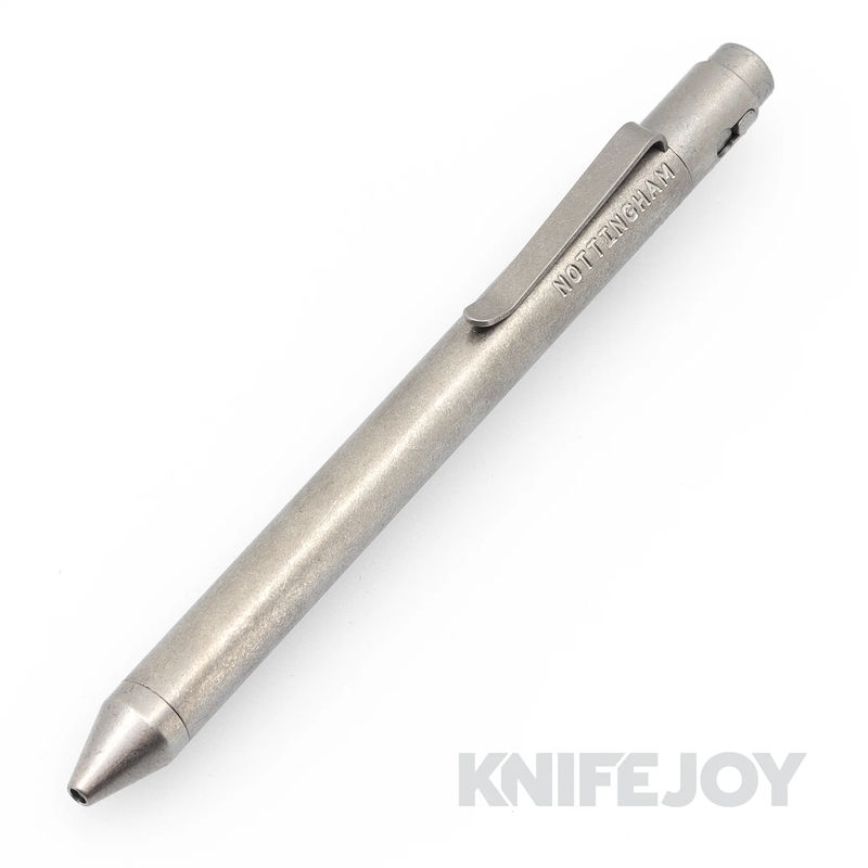 Nottingham Tactical TiButton Right Hand Single Lock Smoothie Pilot G2 Full-Size Pen