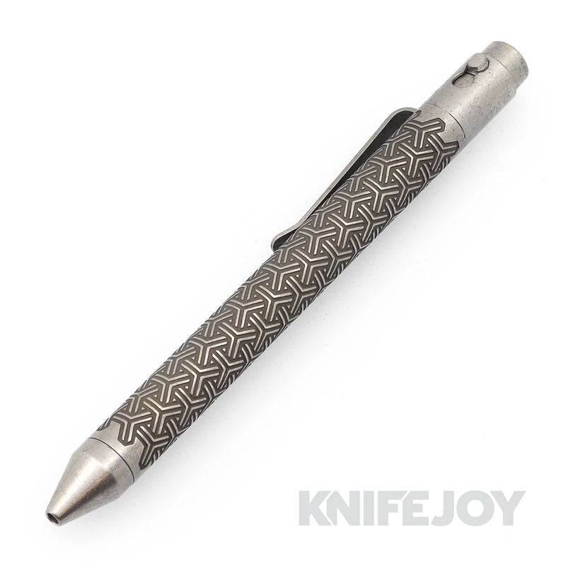 Nottingham Tactical TiButton Right Hand Double Lock Parker YKNOTT ANODIZED Titanium Pen