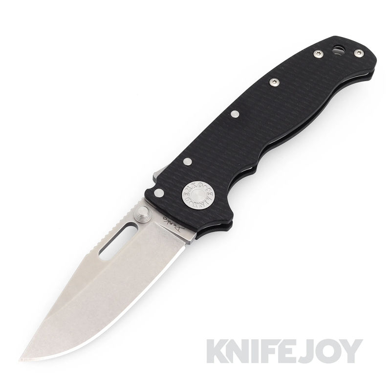 Demko Knives AD20.5SS35VNBLKG10-CP S35VN Clip Point Blade with Black G10 Handles