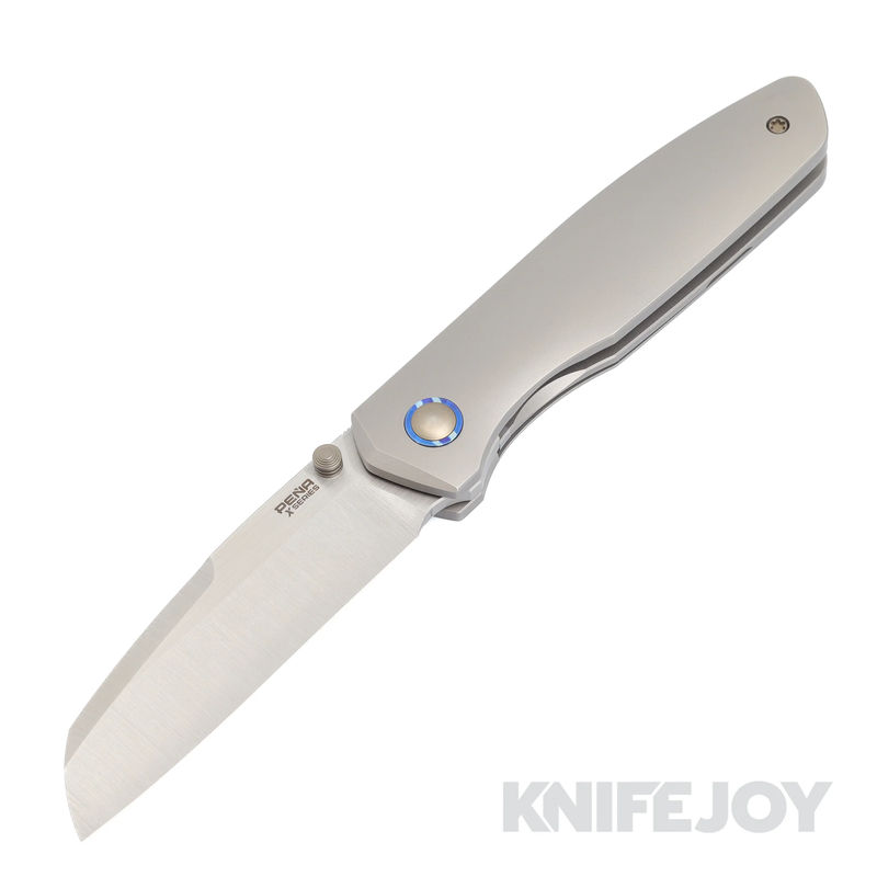Enrique Pena X Series Front Flipper Bravo1 M390 Blade with Bead Blast Titanium Handles/ Mokuti Pivot and Clip