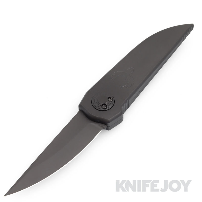 Paragon ASH-PHOENIX-CB Phoenix Series GEN2 S35VN Black Cerakote Blade with Black Cerakote Aluminum Handle/ Ti Clip