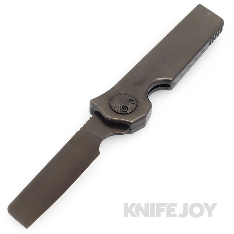 Paragon ASH-TY-KRAZOR-DLC TY-Krazor Series S35VN DLC Blade with DLC Titanium Handles/ Ti Clip