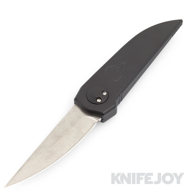 Paragon ASH-PHOENIX-CB-S Phoenix Series GEN2 S35VN Satin Blade with Black Cerakote Aluminum Handle/ Ti Clip