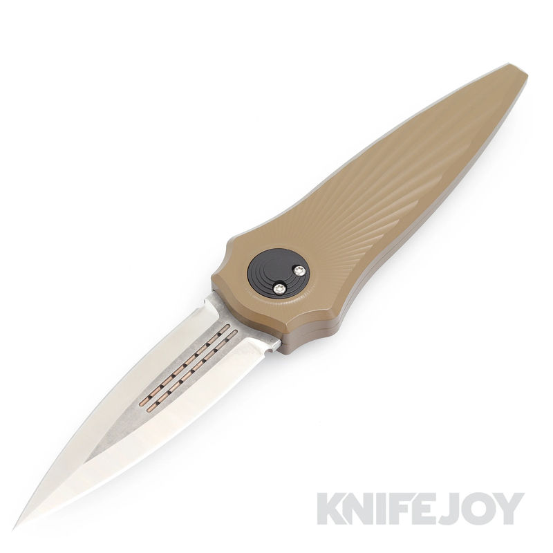 Paragon ASH-WLOCX-TSB-FD-DO-S Warlockx GEN2 S35VN Satin Blade with Flat Dark Earth Tapered Aluminum Handle/ Ti Clip