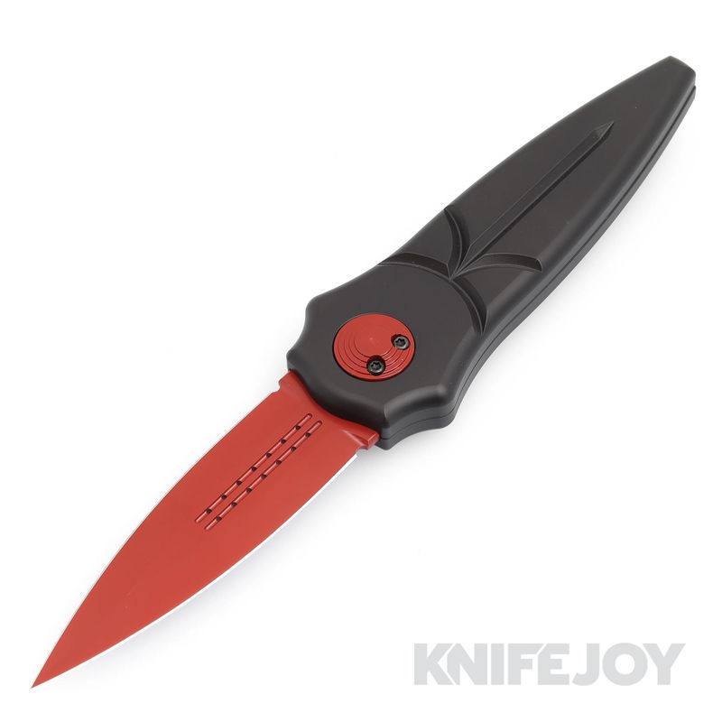 Paragon ASH-WLOCX-CV-B-DO-CRB Warlockx GEN2 S35VN Cerakote Red Blade with Black Anodized Convergence Handle/ Ti Clip