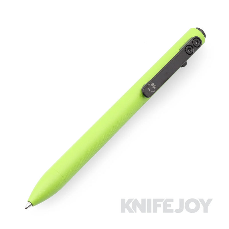 Tactile Turn KnifeJoy Exclusive Short Size Side Click Grinch Green Cerakote Pen