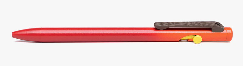 Tactile Turn Limited Edition Ember Red Gradient Titanium Slim Bolt Action Pen / Standard (5.6") Overall
