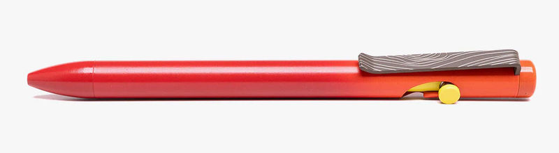 Tactile Turn Limited Edition Ember Red Gradient Titanium Bolt Action Pen / Standard (5.6") Overall