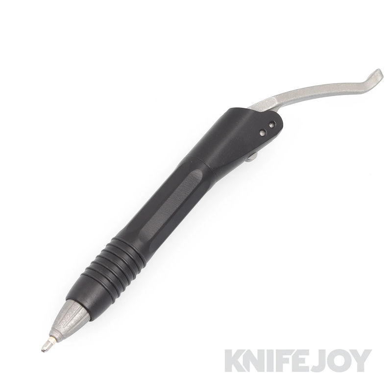 MICROTECH 401-SS-BKAP Siphon II Black with Apocalyptic Hardware Stainless Steel Pen