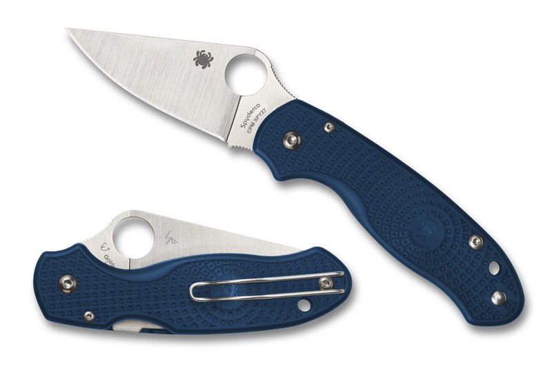 Spyderco C223PCBL Para 3 Lightweight CPM SPY27 Blue FRN Knife