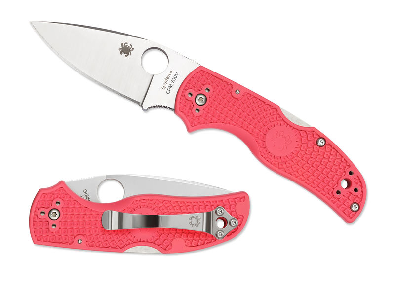 Spyderco C41PPN5 Native 5 Lightweight Pink FRN Knife
