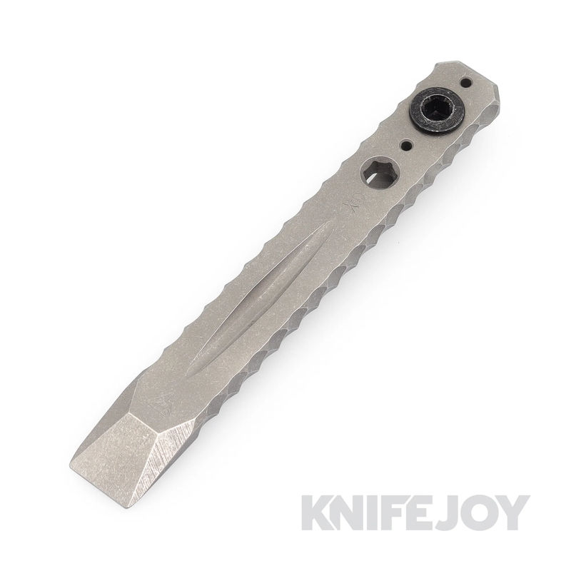 Zach Wood Custom Tools 5" Ti Clip-It Anso Pocket Pry Bar Special