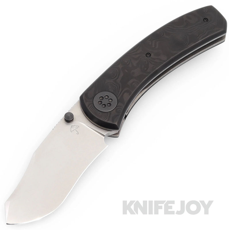 Rainy Day Knives Model 2 Knife RWL-34 Blade with Fat Carbon Handles