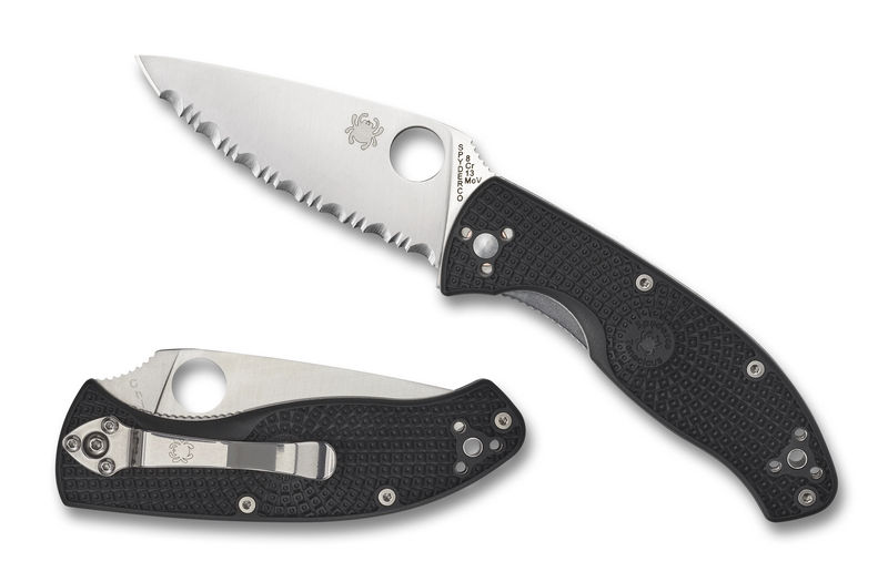 Spyderco C122SBK Tenacious Lightweight Black SpyderEdge Knife