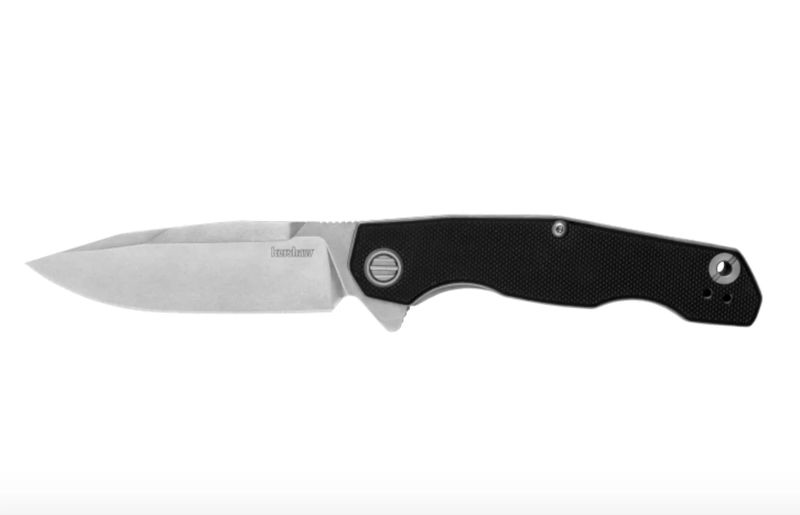 Kershaw 2031 Inception Liner Lock Plain Stonewash Blade with G10 Handles