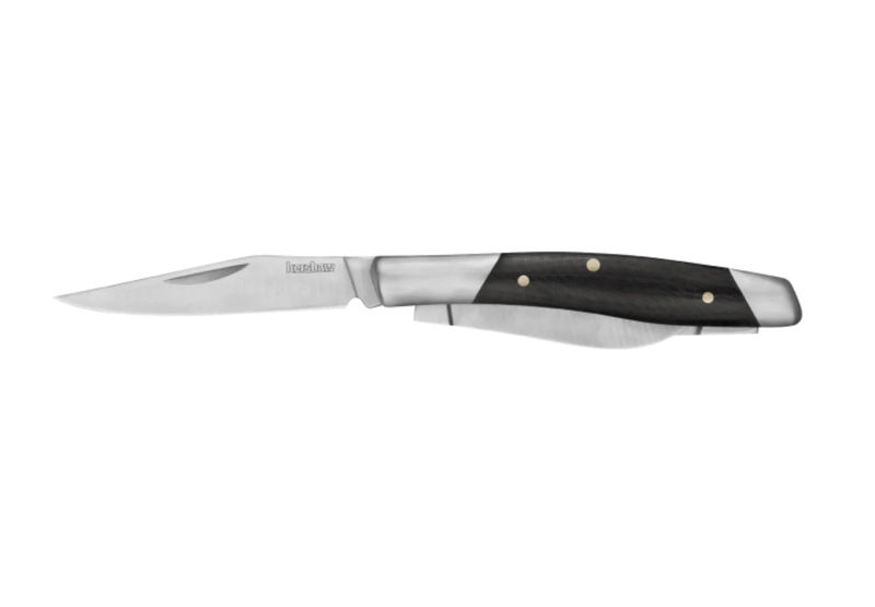 Kershaw 4386 Iredale Non Locking Slip Joint Knife 3 Blades with Black Micarta/ Stainless Steel Handles