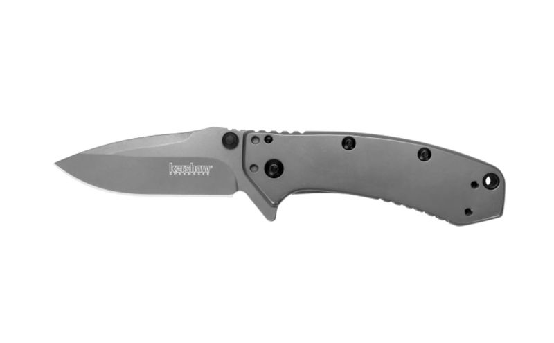 Kershaw 1555Ti Cryo Assisted Flipper Stainless Steel Handle Knife