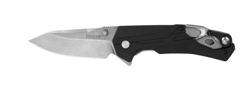 Kershaw 8655 Drivetrain Assisted Opening Knife Black GFN (3.2" Stonewash)
