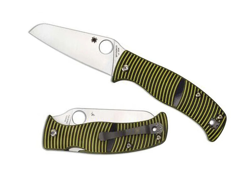 Spyderco C217GPSF Caribbean Sheepsfoot G-10 LC200N PlainEdge