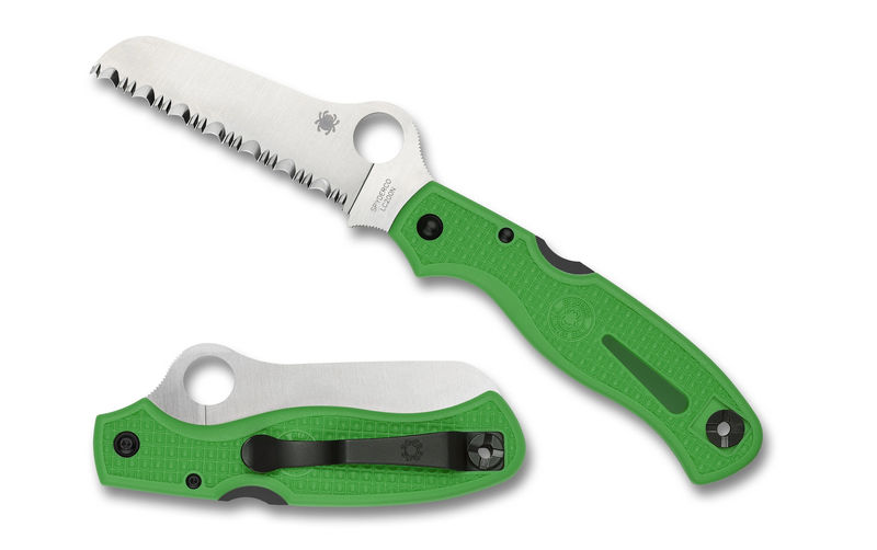 Spyderco C89FSGR Atlantic Salt Green Lightweight LC200N SpyderEdge