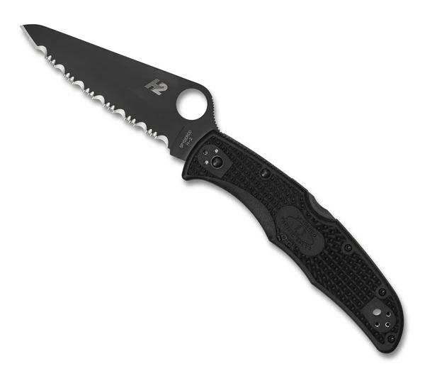 Spyderco C91SBBK2 Pacific Salt 2 Spyder Edge, Black Blade