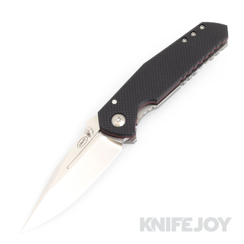 Shane Sibert Custom Knives Folder CTS-204P Blade with Black G10/ Titanium Handles