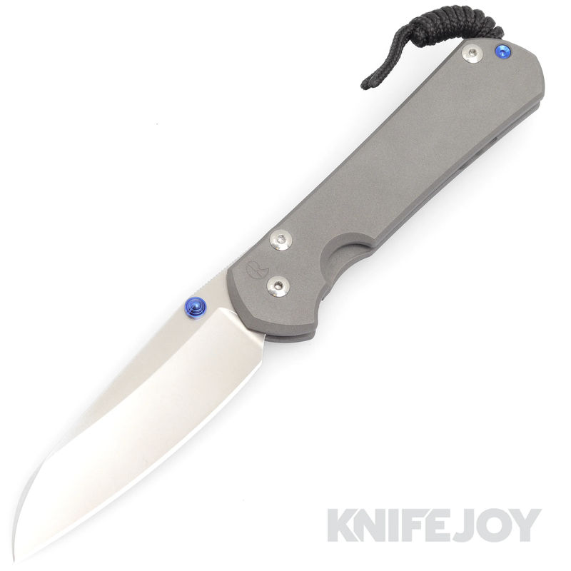 Chris Reeve Knives Large Sebenza 31 Plain Insingo Magnacut Blade with Plain Titanium Handles Knife