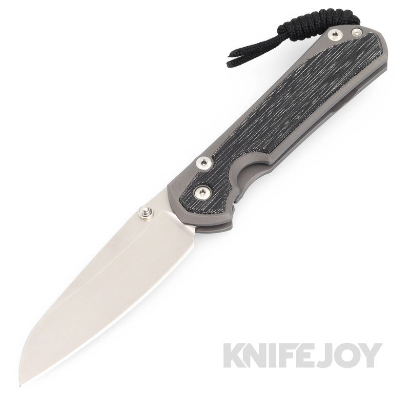 Chris Reeve Knives Large Sebenza 31 Insingo Magnacut Blade with Black Canvas Micarta Inlay Titanium Handles