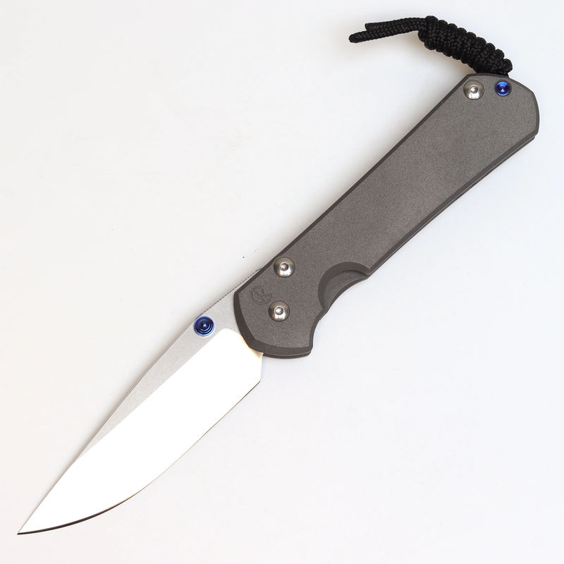 Chris Reeve Knives Large Sebenza 31 Plain Drop Point Polished Blade