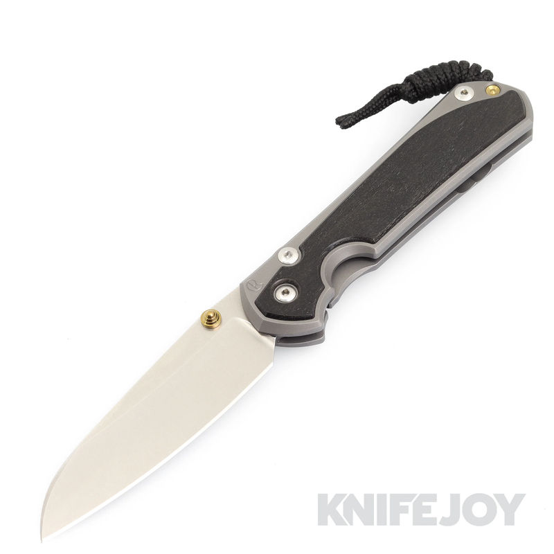 Chris Reeve Knives Large Sebenza 31 Insingo Magnacut Plain Blade with Bog Oak Inlay Matte Handles