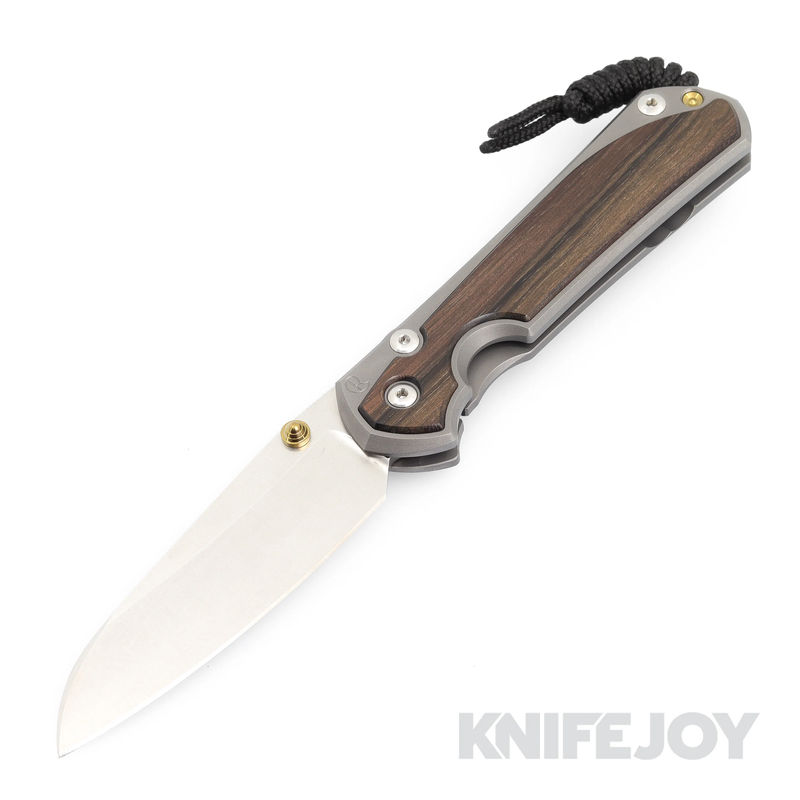 Chris Reeve Knives Large Sebenza 31 Insingo Magnacut Blade with Macassar Ebony Inlays Handles