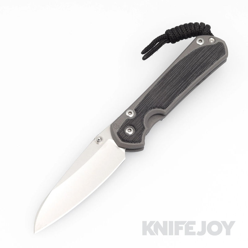 Chris Reeve Knives Small Sebenza 31 Plain Insingo Magnacut Blade with Black Canvas Micarta Inlay Knife