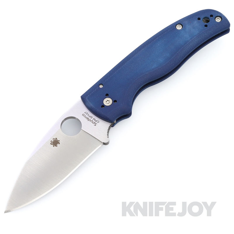 Spyderco C229GPCBL Shaman Compression Lock SPY27 Cobalt Blue G10 Knife