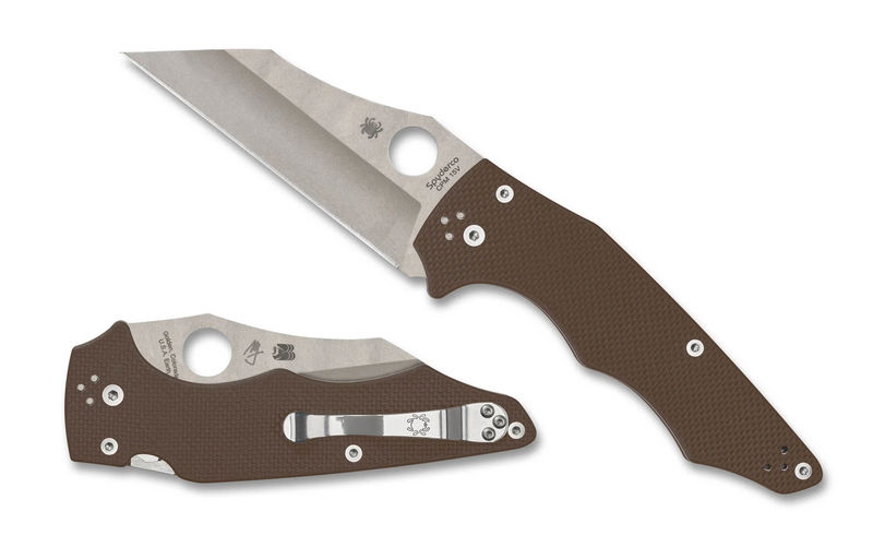 Spyderco C253GPBN15V YoJumbo Brown G10 CPM 15V SPRINT