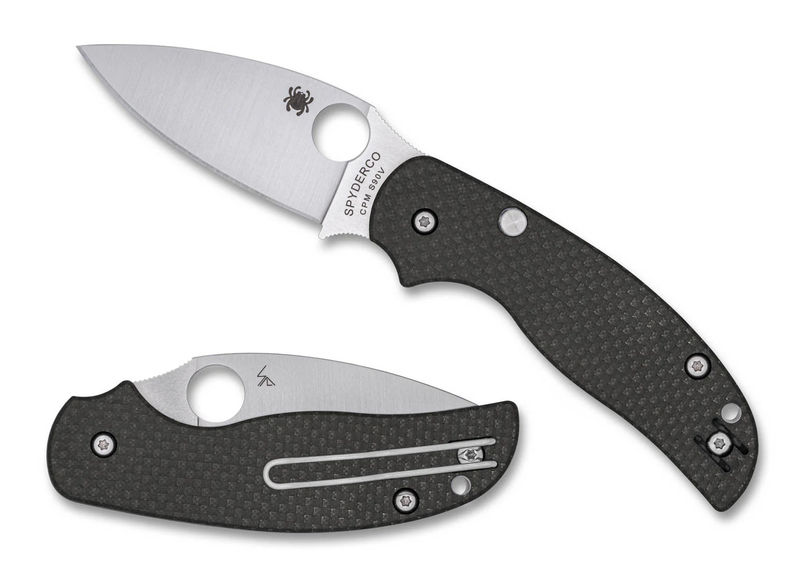 Spyderco C123CFBCLS90VP Sage 6 Carbon Fiber CPM S90V SPRINT